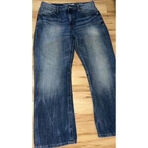 BKE Tyler Bootleg Jeans Mens 34S Blue Denim 34x29